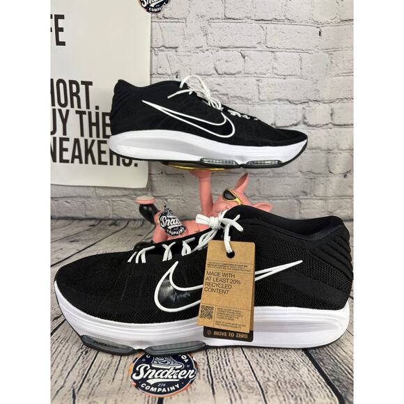 Nike Air Zoom GT Hustle 3 Basketball Shoes Mens 21 Black NBA Performance Sneaker - Picture 1 of 8